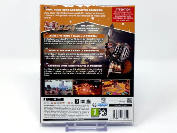 Parte trasera de Big Helmet Heroes (Exalted Edition) (ESP) (Precintado) para PlayStation 5, edición PAL España