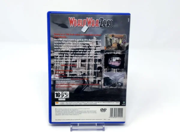 Parte trasera de World War Zero: IronStorm (ESP) (Rebajado) para PlayStation 2, edición PAL España