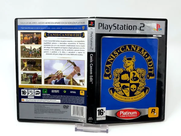 Canis Canem Edit (ESP) (Platinum) (Carátula) para PlayStation 2, edición PAL España, de segunda mano