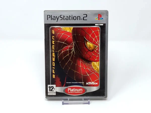 Portada de Spider-Man 2 (FRA) (Platinum) para PlayStation 2, edición PAL Francia, de segunda mano