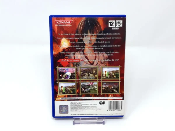 Parte trasera de Demon Chaos (ESP) para PlayStation 2, edición PAL España