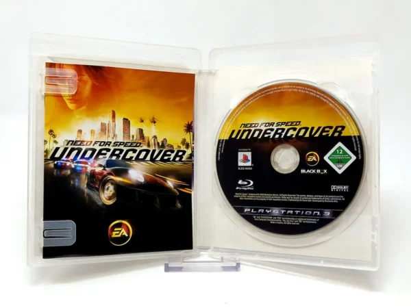 Interior del juego Need for Speed: Undercover (ESP) para PlayStation 3 con disco y manual