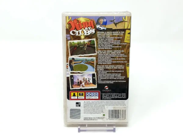 Parte trasera de King of Clubs (ESP) (Precintado) para PSP, edición PAL España
