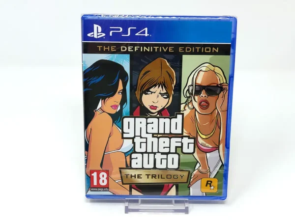 Portada de Grand Theft Auto: The Trilogy – The Definitive Edition (ESP) (Precintado) para PlayStation 4, edición PAL España, nuevo