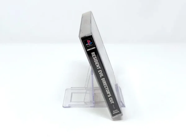 Lateral de la caja de Resident Evil: Director's Cut (UK) para PlayStation 1
