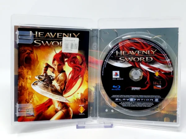 Interior del juego Heavenly Sword (ESP) (Rebajado) para PlayStation 3 con disco y manual
