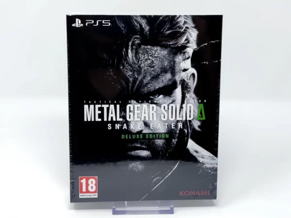 Portada de METAL GEAR SOLID Δ: SNAKE EATER (Deluxe Edition) (EUR) (Precintado) para PlayStation 5, edición PAL EUR, nuevo
