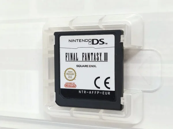 Lateral de la caja de Final Fantasy III (ESP) para Nintendo DS