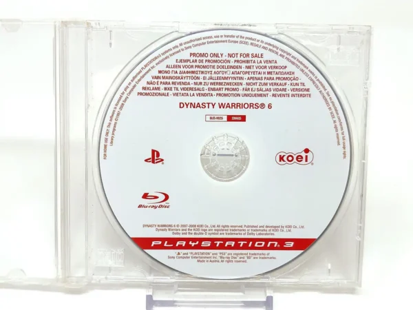Portada de Dynasty Warriors 6 (ESP) (Promo) para PlayStation 3, edición PAL España, de segunda mano