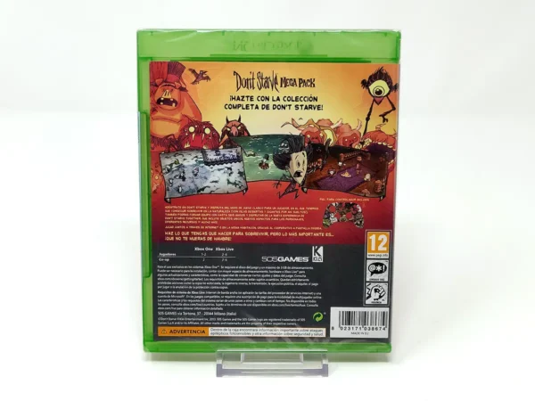 Parte trasera de Don't Starve Mega Pack (ESP) (Precintado) para XBOX One / Series X/S, edición PAL España
