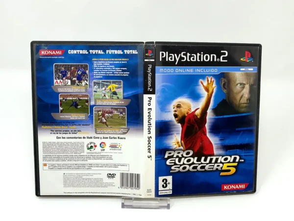 Pro Evolution Soccer 5 (ESP) (Carátula) para PlayStation 2, edición PAL España, de segunda mano
