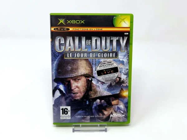 Portada de Call of Duty: Le Jour de Gloire (FRA) para XBOX, edición PAL Francia, de segunda mano