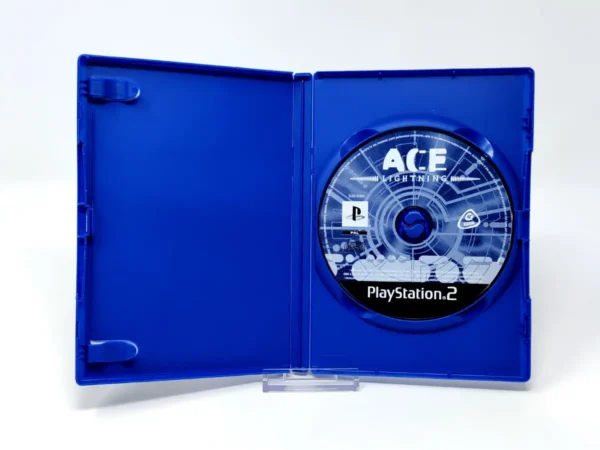 Interior del juego Ace Lightning (ESP) (Rebajado) para PlayStation 2 con disco y manual