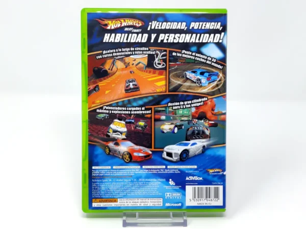 Parte trasera de Hot Wheels: Beat That! (ESP) (Rebajado) para XBOX 360, edición PAL España