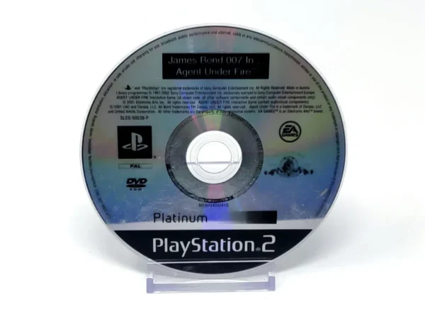 James Bond 007 in... Agent Under Fire (ESP) (Platinum) (Disco) para PlayStation 2, edición PAL España, de segunda mano
