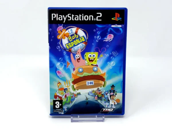 Portada de Nickelodeon Bob Esponja: La Película (ESP) (Rebajado) para PlayStation 2, edición PAL España, de segunda mano