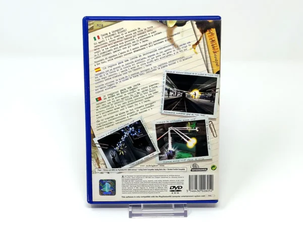 Parte trasera de Men in Black II: Alien Escape (ESP) (Rebajado) para PlayStation 2, edición PAL España