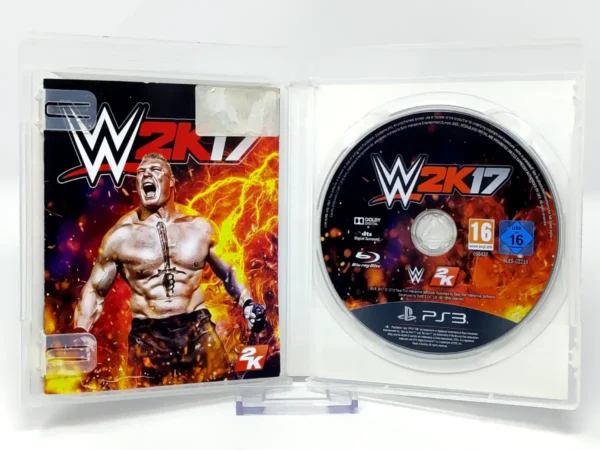 Interior del juego WWE 2K17 (ITA) (Rebajado) para PlayStation 3 con disco y manual