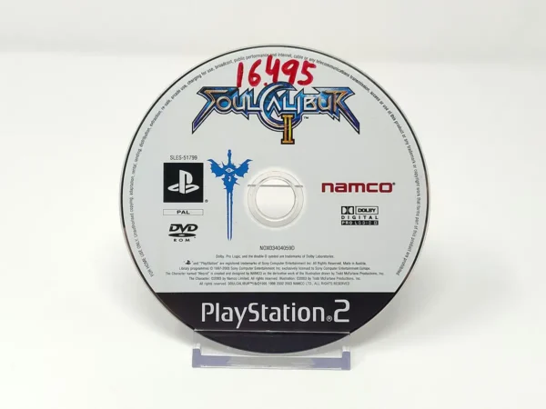 Soulcalibur II (ESP) (Disco) (Rebajado) para PlayStation 2, edición PAL España, de segunda mano