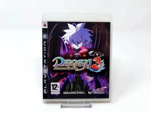 Portada de Disgaea 3: Absence of Justice (UK) para PlayStation 3, edición PAL UK, de segunda mano