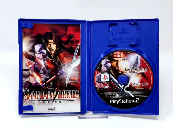Interior del juego Samurai Warriors (ESP) para PlayStation 2 con disco y manual