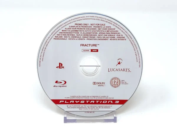 Portada de Fracture (ESP) (Disco) (Promo) para PlayStation 3, edición PAL, de segunda mano