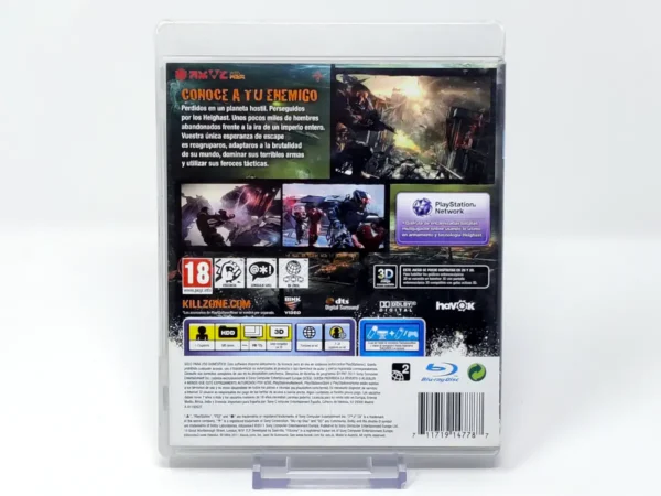 Parte trasera de Killzone 3 (ESP) (Rebajado) para PlayStation 3, edición PAL España