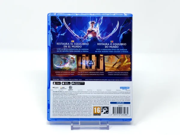 Parte trasera de Prince of Persia: The Lost Crown (ESP) (Precintado) para PlayStation 5, edición PAL España