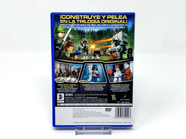 Parte trasera de LEGO Star Wars II: La Trilogía Original (ESP) (Rebajado) para PlayStation 2, edición PAL España
