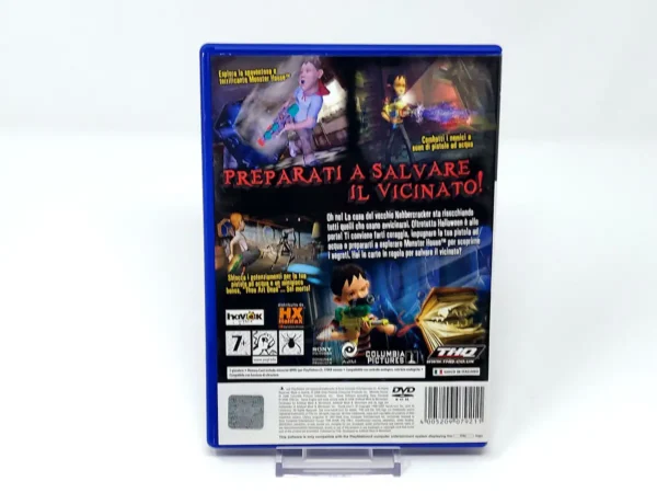 Parte trasera de Monster House (ITA) para PlayStation 2, edición PAL Italia