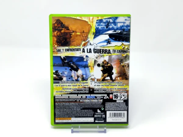 Parte trasera de Battlefield 2: Modern Combat (ESP) (Rebajado) para XBOX 360, edición PAL España