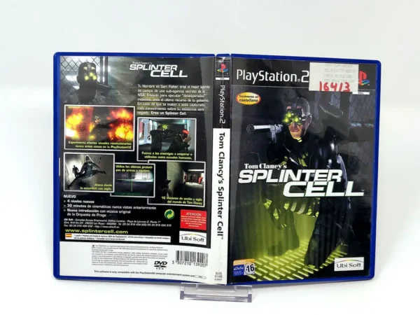 Tom Clancy's Splinter Cell (ESP) (Carátula) (Rebajado) para PlayStation 2, edición PAL España, de segunda mano