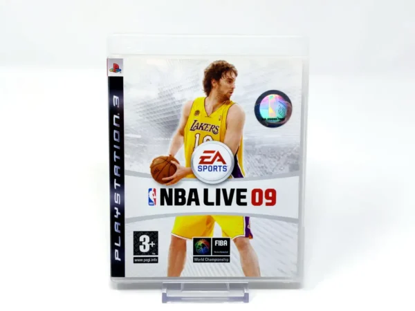 Portada de NBA Live 09 (ESP) para PlayStation 3, edición PAL España, de segunda mano