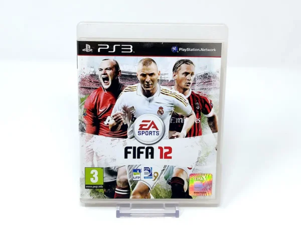 Portada de FIFA 12 (FRA) para PlayStation 3, edición PAL Francia, de segunda mano