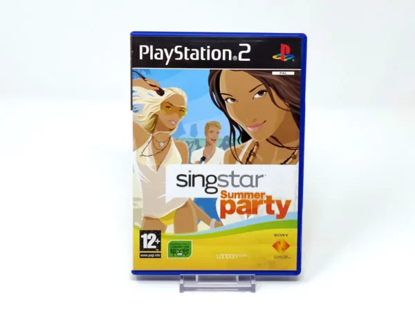 Portada de SingStar Summer Party (ESP) (Promo) para PlayStation 2, edición PAL España, de segunda mano