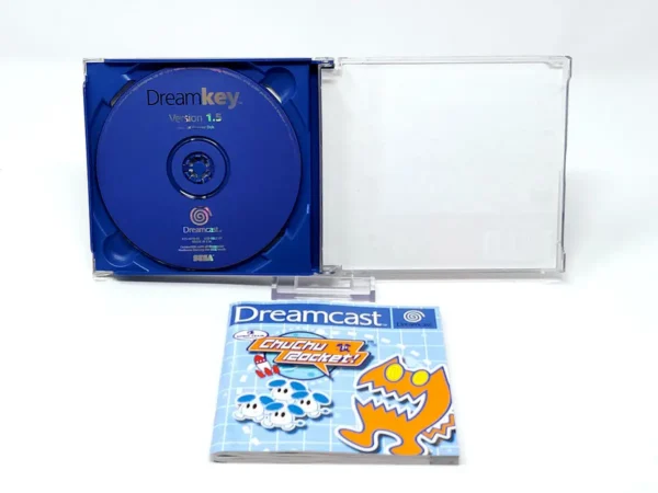 Lateral de la caja de ChuChu Rocket! (Con DreamKey 1.5) para Sega Dreamcast
