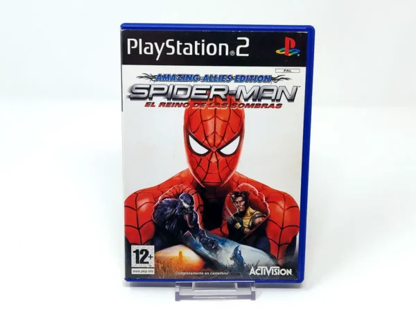 Portada de Spider-Man: El Reino de las Sombras (ESP) para PlayStation 2, edición PAL España, de segunda mano