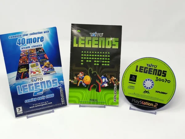 Portada de Taito Legends (ESP) (Rebajado) para PlayStation 2, edición PAL España, de segunda mano
