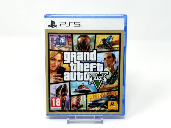 Portada de Grand Theft Auto V (ESP) (Precintado) para PlayStation 5, edición PAL España, nuevo