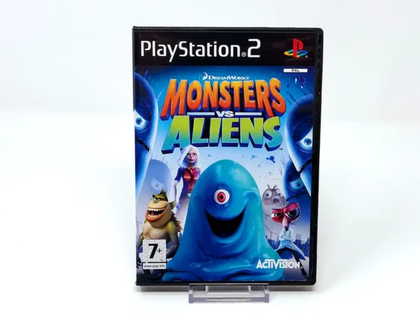 Portada de Monsters vs. Aliens (UK) para PlayStation 2, edición PAL UK, de segunda mano