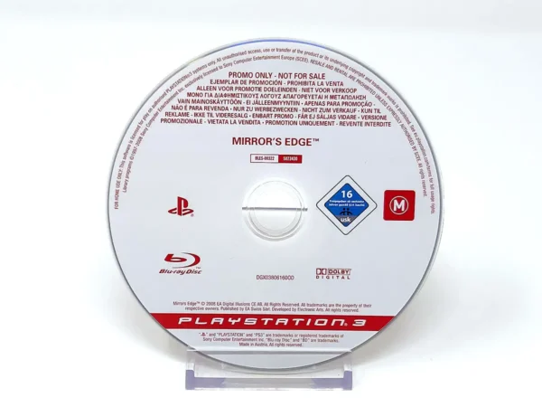 Portada de Mirror's Edge (ESP) (Promo) para PlayStation 3, edición PAL, de segunda mano