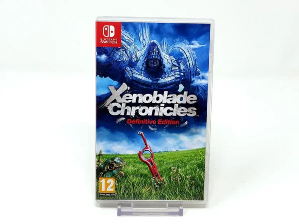 Portada de Xenoblade Chronicles: Definitive Edition (ESP) para Nintendo Switch, edición PAL España, de segunda mano
