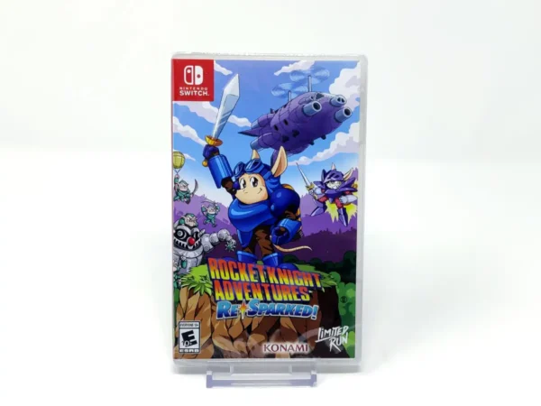 Portada de Rocket Knight Adventures: Re-Sparked (USA) (Limited Run) (Precintado) para Nintendo Switch, edición NTSC USA, nuevo