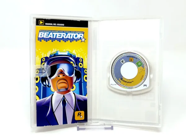 Interior del juego Beaterator (ESP) (Rebajado) para PSP con disco y manual
