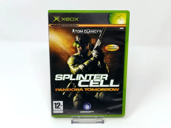 Portada de Tom Clancy's Splinter Cell: Pandora Tomorrow (ESP) para XBOX, edición PAL España, de segunda mano