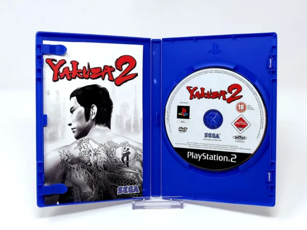 Interior del juego Yakuza 2 (ESP) (Rebajado) para PlayStation 2 con disco y manual