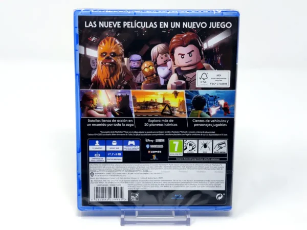 Parte trasera de LEGO Star Wars: La Saga Skywalker (ESP) (Precintado) para PlayStation 4, edición PAL España