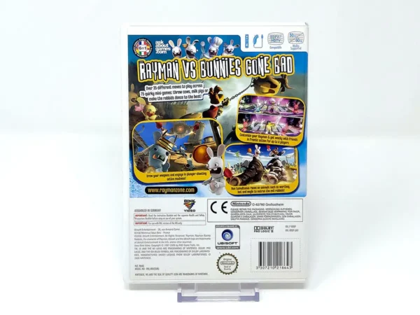 Rayman: Raving Rabbids (UK) (Rebajado) para Nintendo Wii, edición PAL UK, de segunda mano