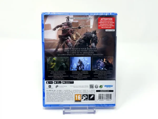 Parte trasera de Mortal Shell: Enhanced Edition (ESP) (Precintado) para PlayStation 5, edición PAL España