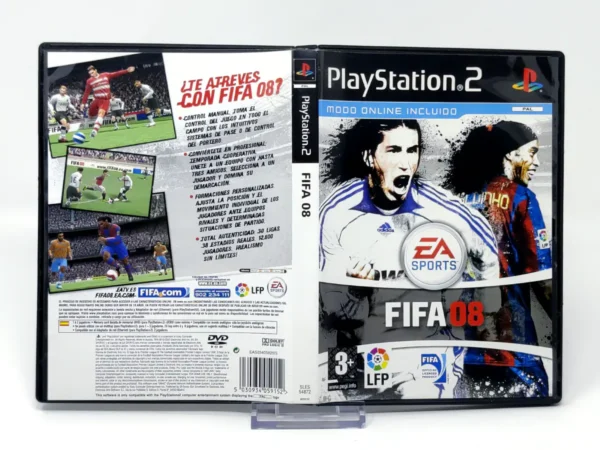 FIFA 08 (ESP) (Carátula) para PlayStation 2, edición PAL España, de segunda mano